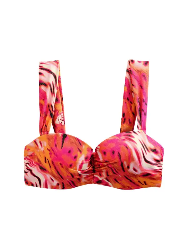 Next Next Bikini gornji dio  narančasta / roza / crna / bijela