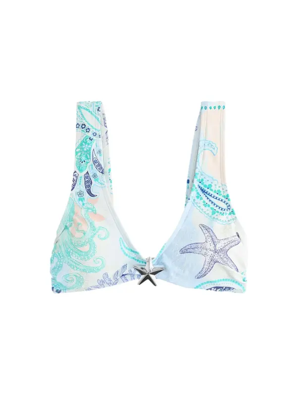 Next Next Bikini gornji dio  plava / akvamarin / ljubičasto plava / pastelno roza