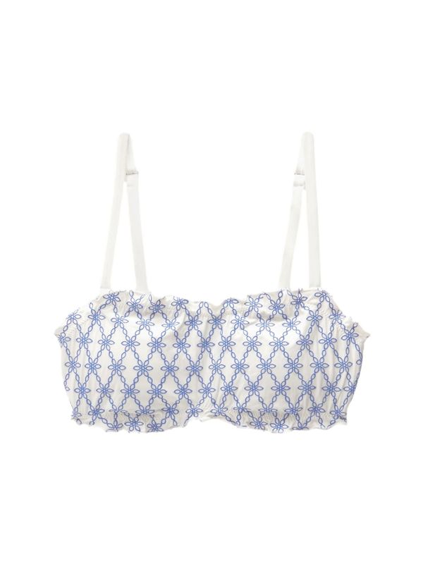 Next Next Bikini gornji dio  plava / bijela