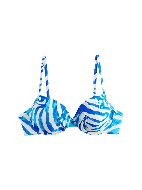 Next Next Bikini gornji dio  plava / bijela