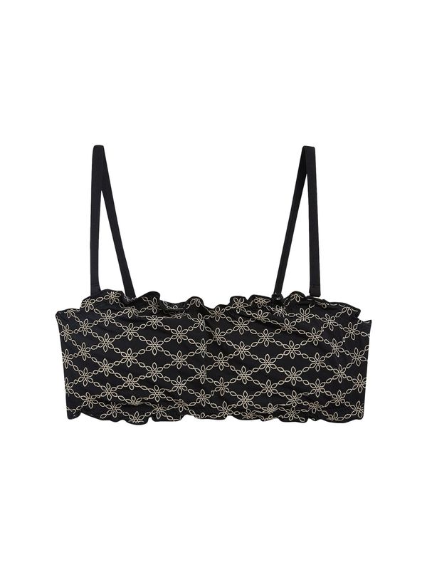 Next Next Bikini gornji dio  siva / crna