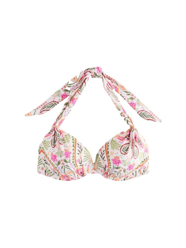 Next Next Bikini gornji dio  svijetlozelena / roza / bijela