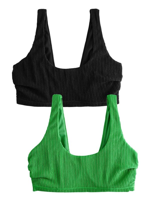 Next Next Bikini gornji dio  zelena / crna