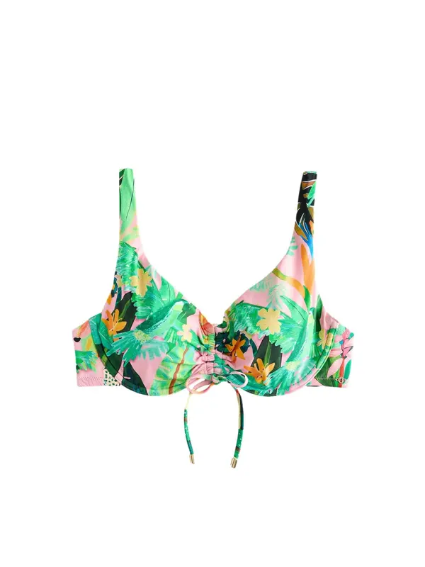 Next Next Bikini gornji dio  žuta / kraljevski zelena / travnato zelena / roza