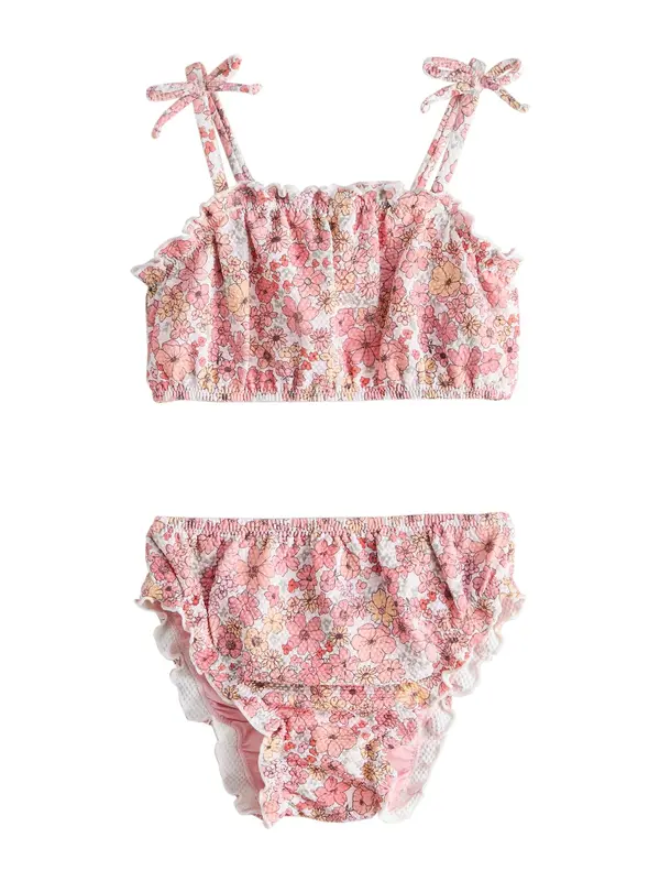 Next Next Bikini  kaki / svijetlonarančasta / prljavo roza / bijela