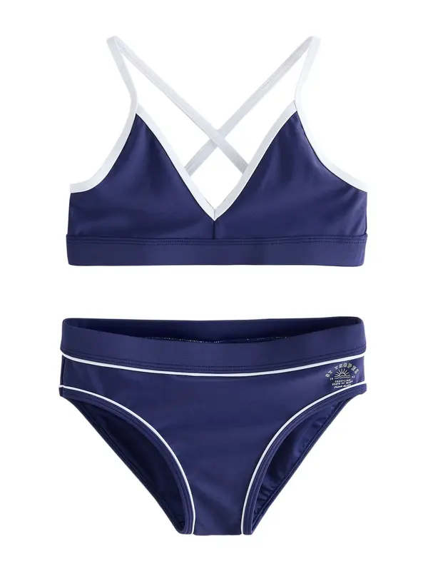 Next Next Bikini  mornarsko plava / bijela