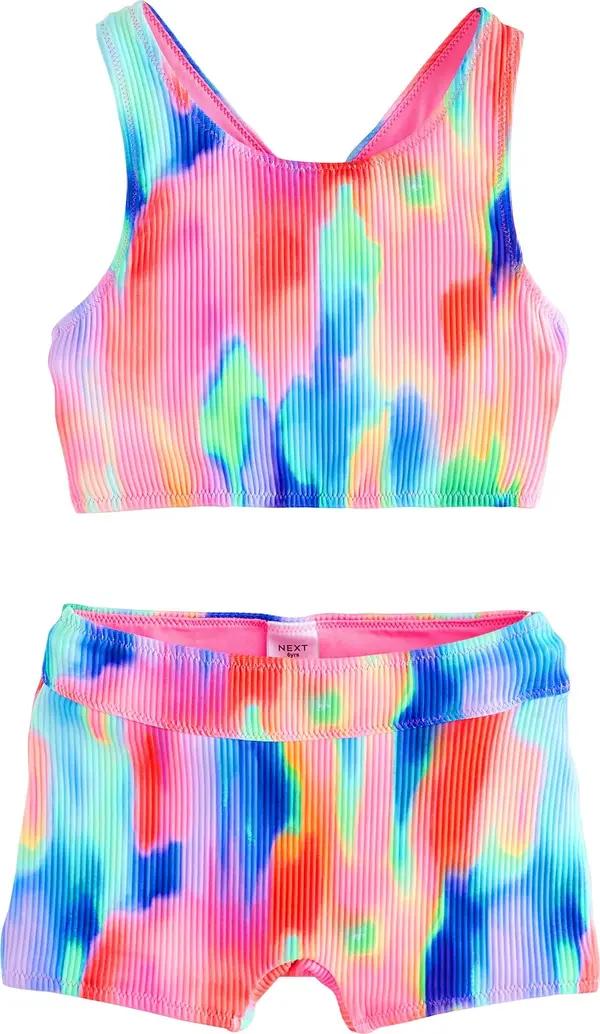 Next Next Bikini  plava / svijetlozelena / svijetloroza / crvena