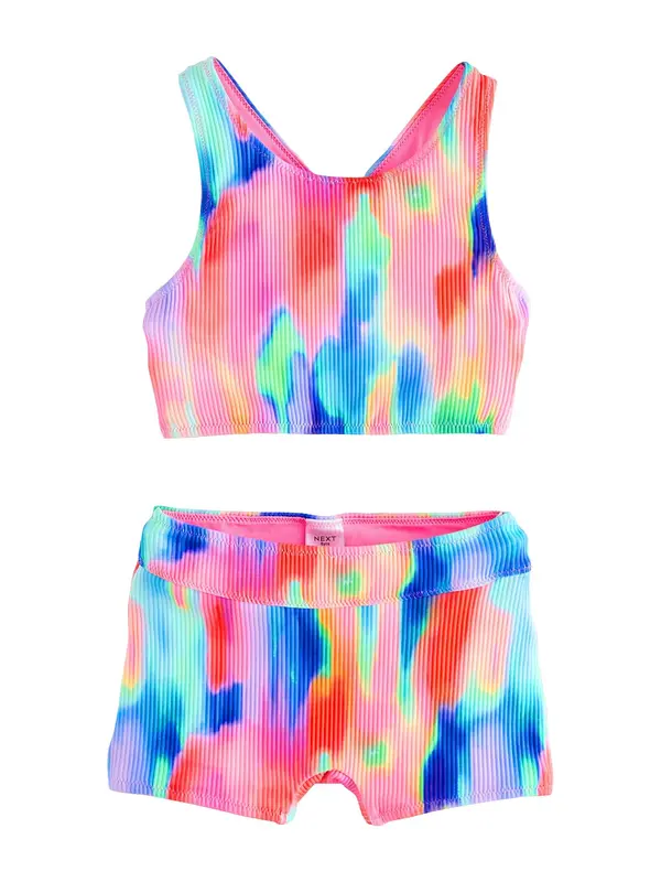 Next Next Bikini  plava / svijetlozelena / svijetloroza / crvena