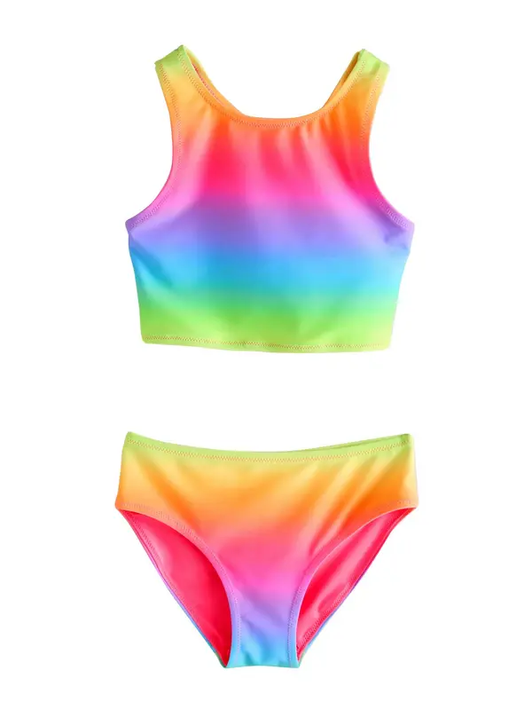 Next Next Bikini  svijetloplava / žuta / limeta / ljubičasta