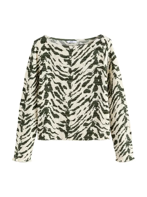 Next Next Bluza  bež / kaki