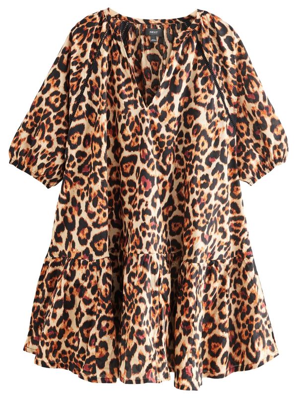 Next Next Bluza  bež / smeđa / crna