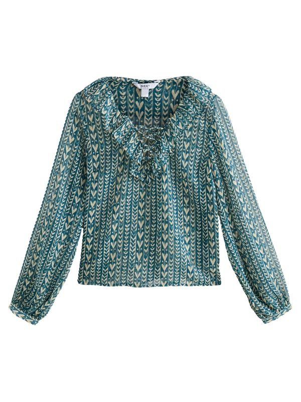 Next Next Bluza  boja pijeska / cijan plava