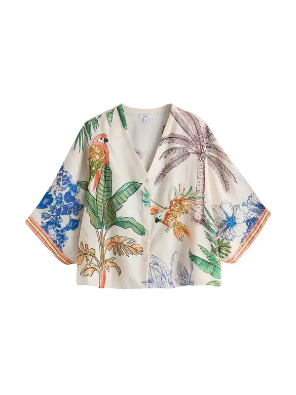 Next Next Bluza  boja pijeska / plava / zelena / narančasta