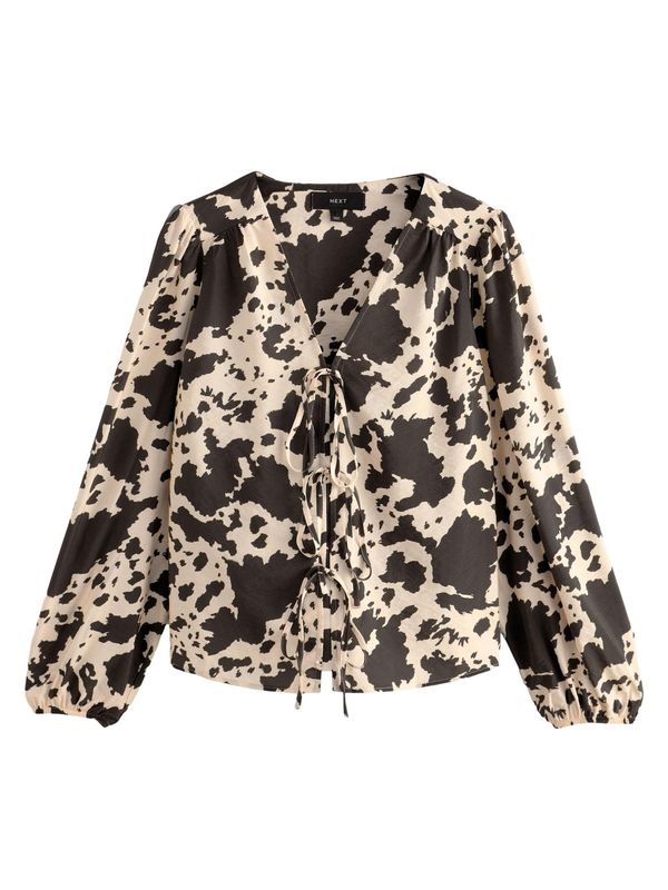 Next Next Bluza  boja pijeska / tamno smeđa