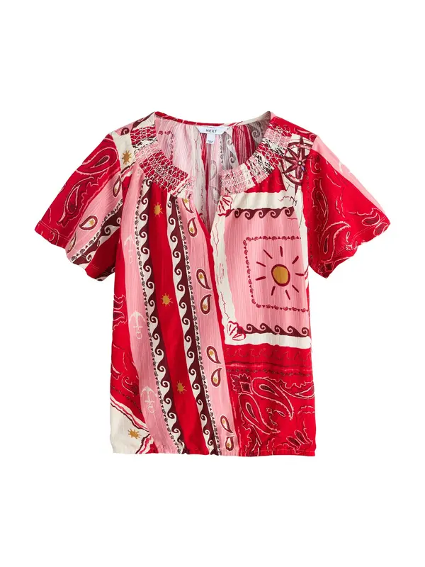 Next Next Bluza  boja pijeska / zlatna / prljavo roza / bordo
