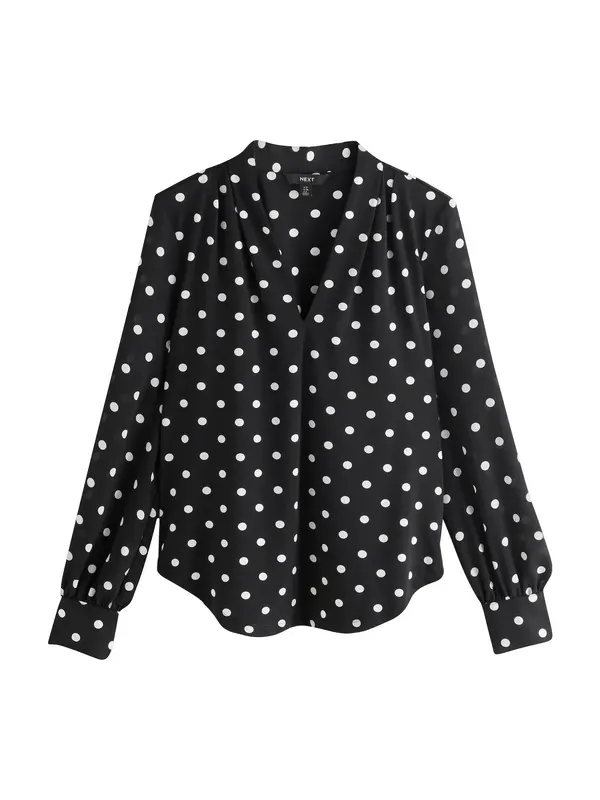 Next Next Bluza  crna / bijela
