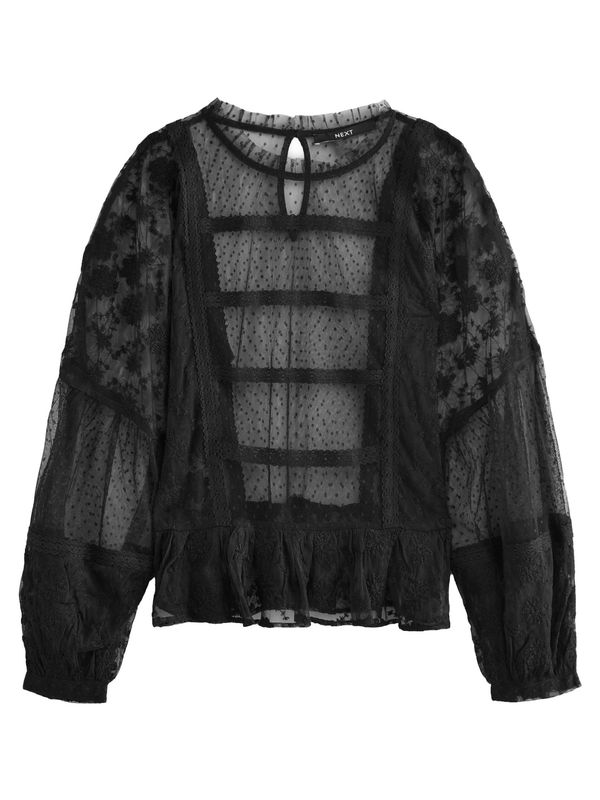 Next Next Bluza  crna