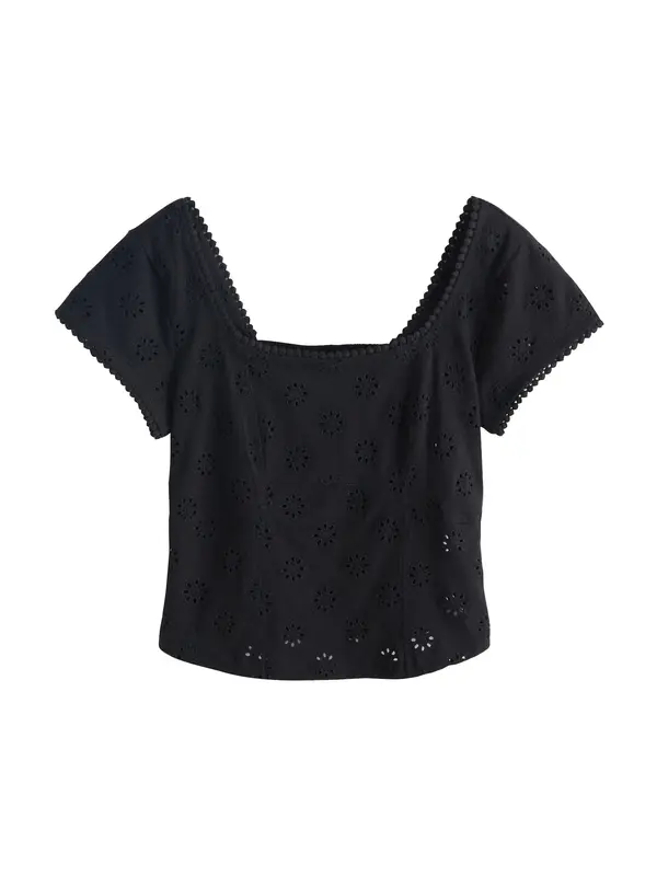 Next Next Bluza  crna