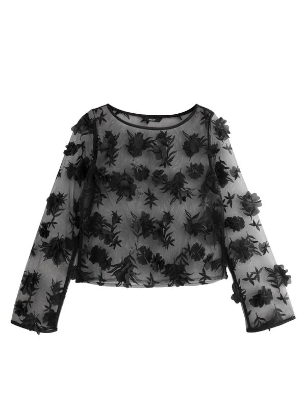 Next Next Bluza  crna