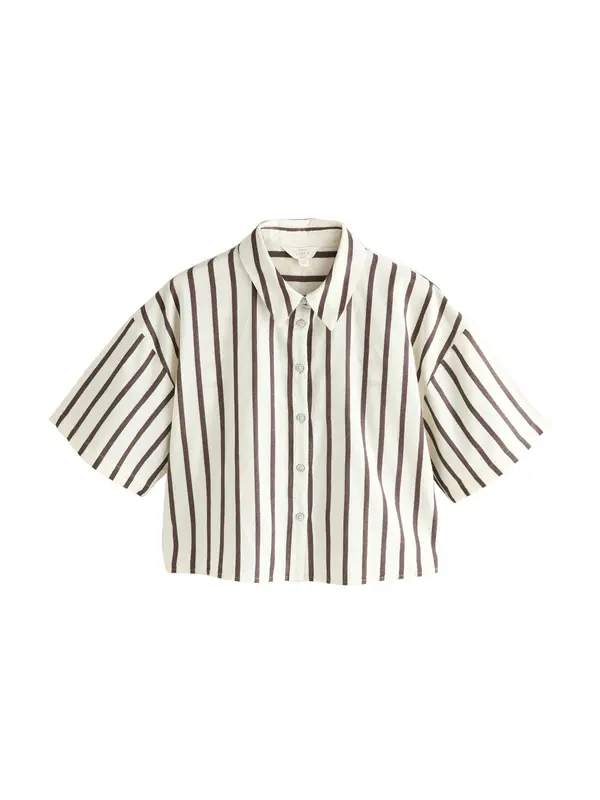 Next Next Bluza  ecru/prljavo bijela / čokolada