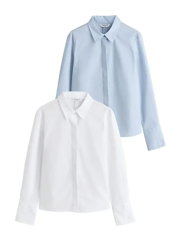 Next Next Bluza 'Essential'  svijetloplava / bijela