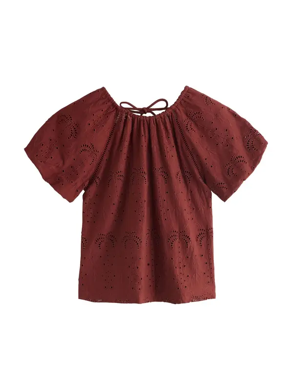 Next Next Bluza  hrđavo smeđa
