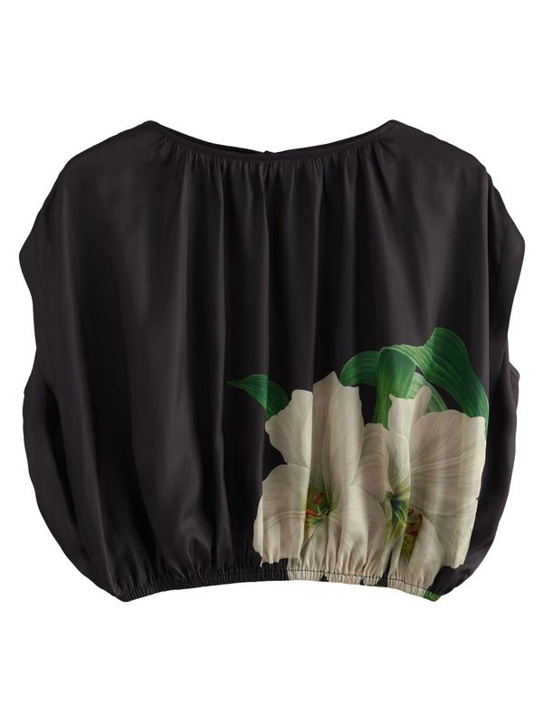 Next Next Bluza 'Kew'  bež / zelena / crna