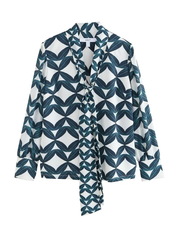 Next Next Bluza  petrol / menta / bijela