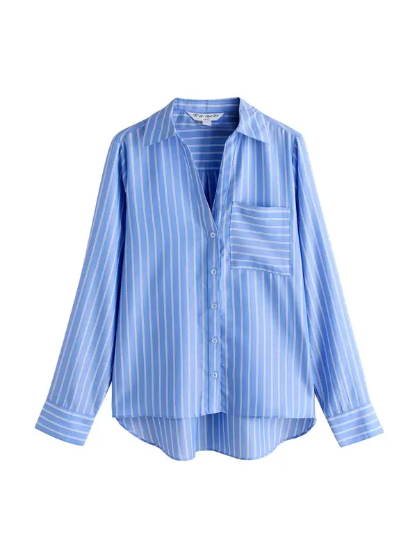Next Next Bluza  plava / bijela