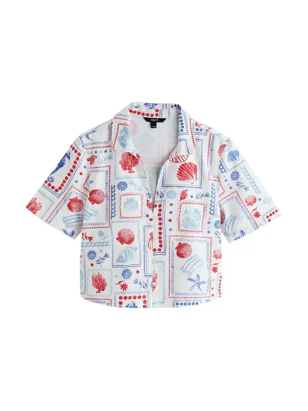 Next Next Bluza  plava / svijetloplava / svijetlocrvena / bijela