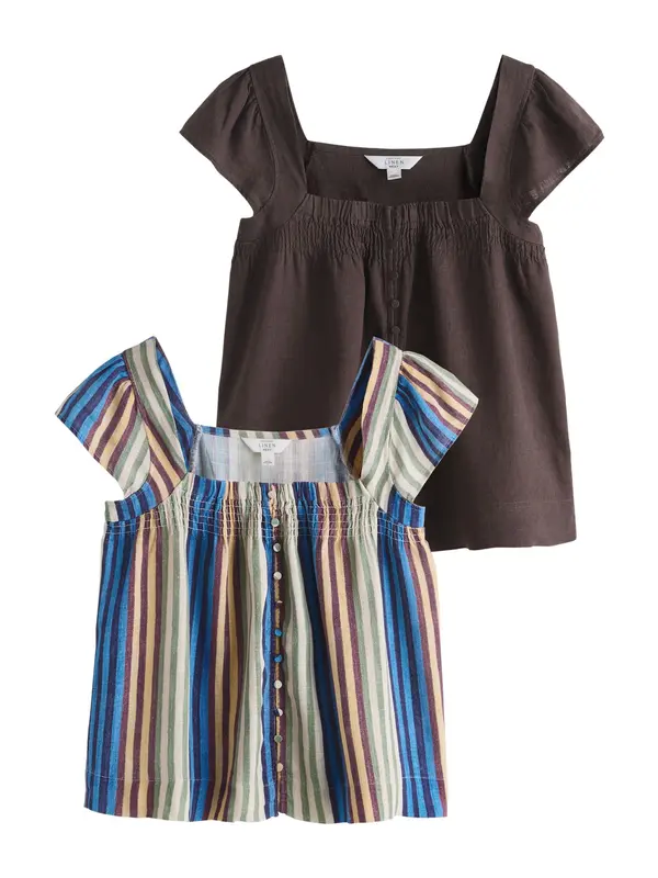 Next Next Bluza  plava / svijetlosmeđa / tamno smeđa / zelena