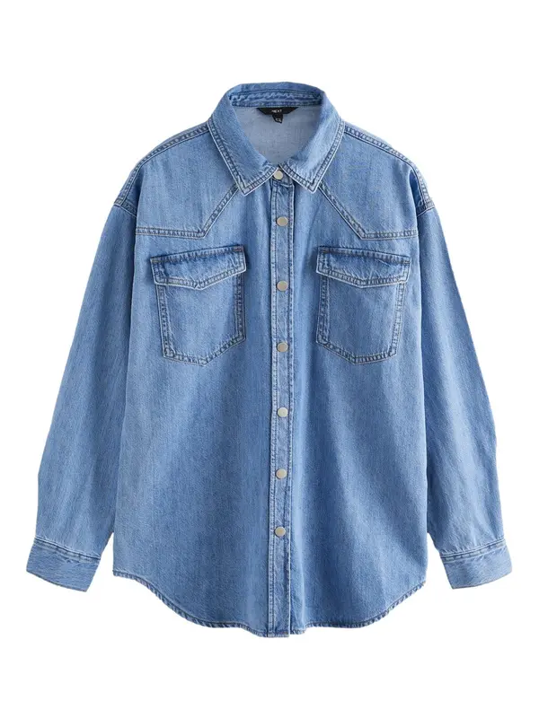 Next Next Bluza  plavi traper
