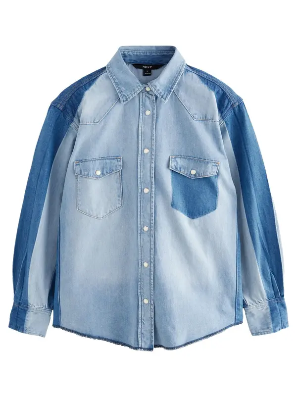 Next Next Bluza  plavi traper / svijetloplava