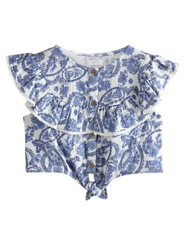 Next Next Bluza  safirno plava / bijela
