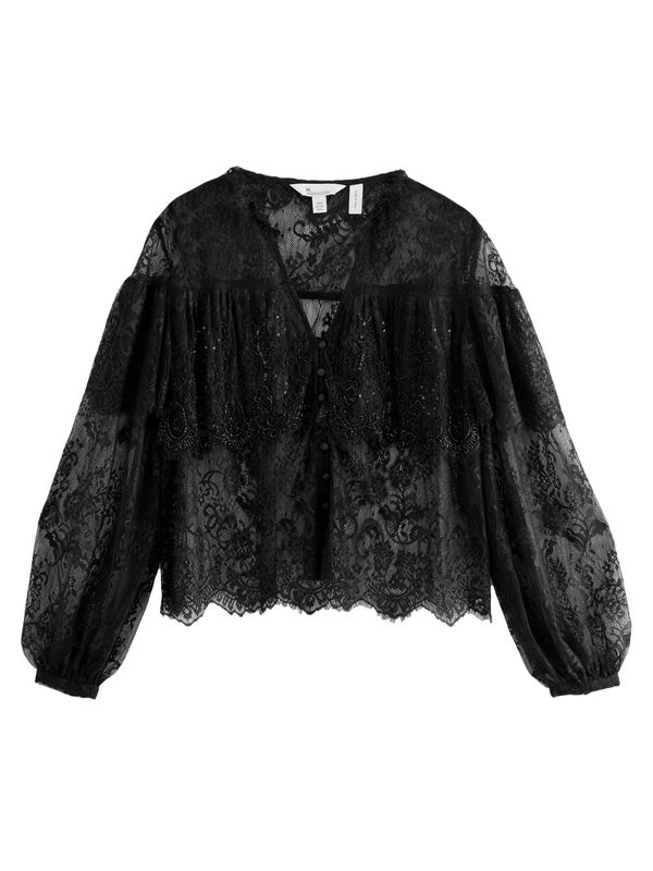 Next Next Bluza  siva / crna