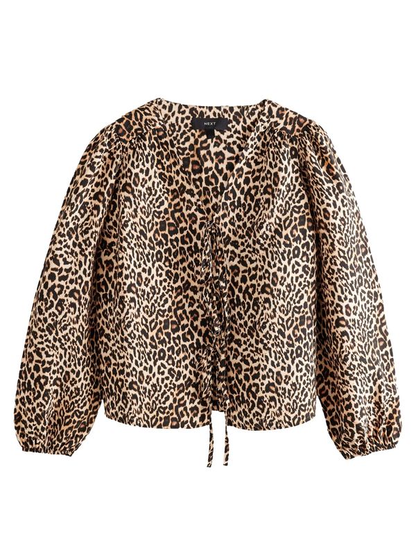 Next Next Bluza  smeđa / crna