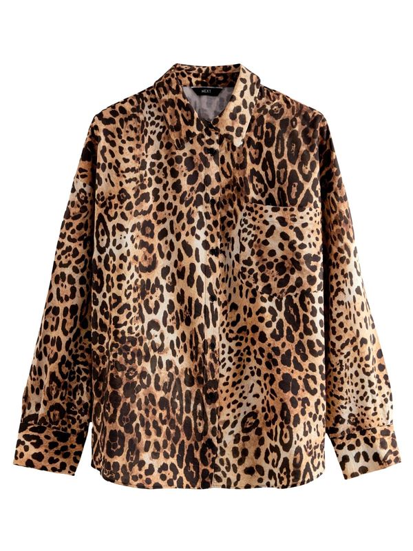 Next Next Bluza  smeđa / crna