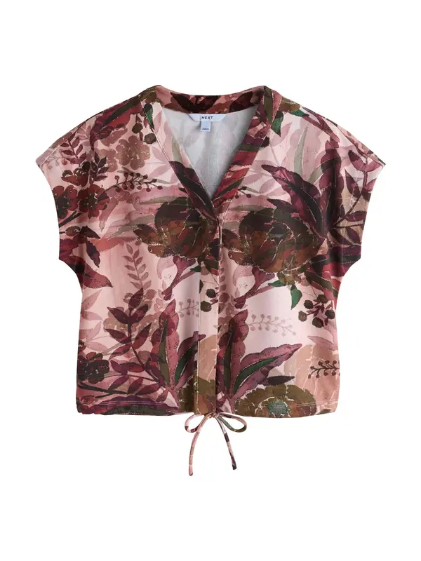 Next Next Bluza  smeđa / zelena / roza / magenta