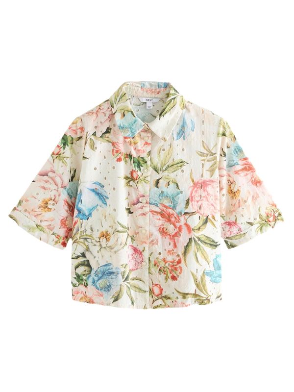 Next Next Bluza  svijetloplava / zelena / prljavo roza / bijela