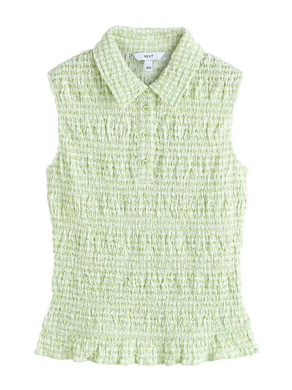 Next Next Bluza  svijetlozelena / bijela