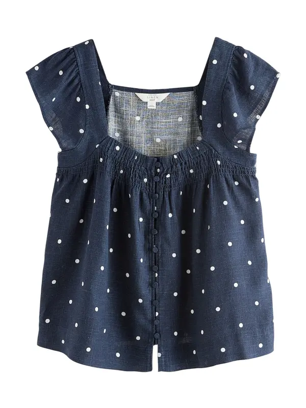 Next Next Bluza  tamno plava / bijela