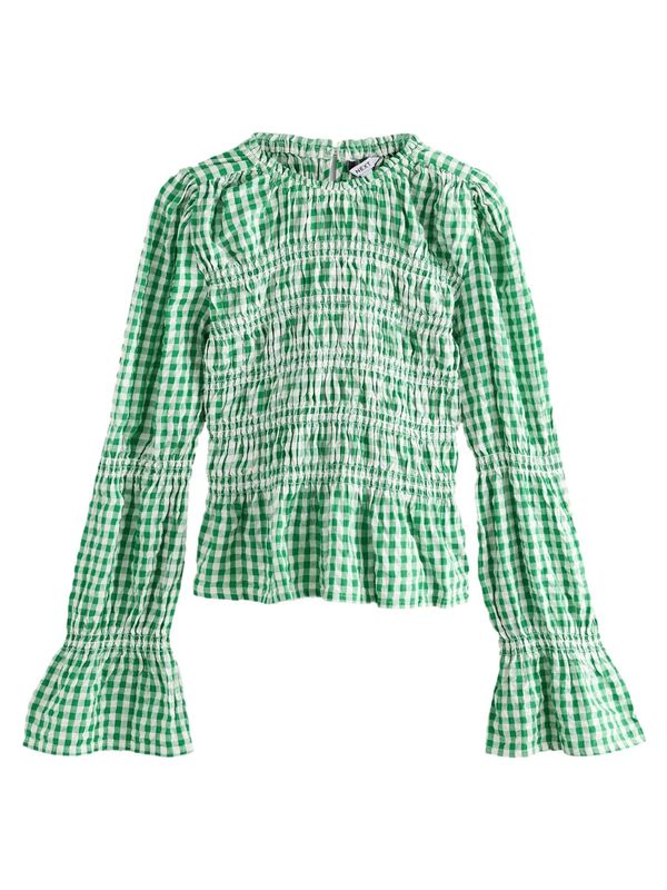 Next Next Bluza  zelena / bijela