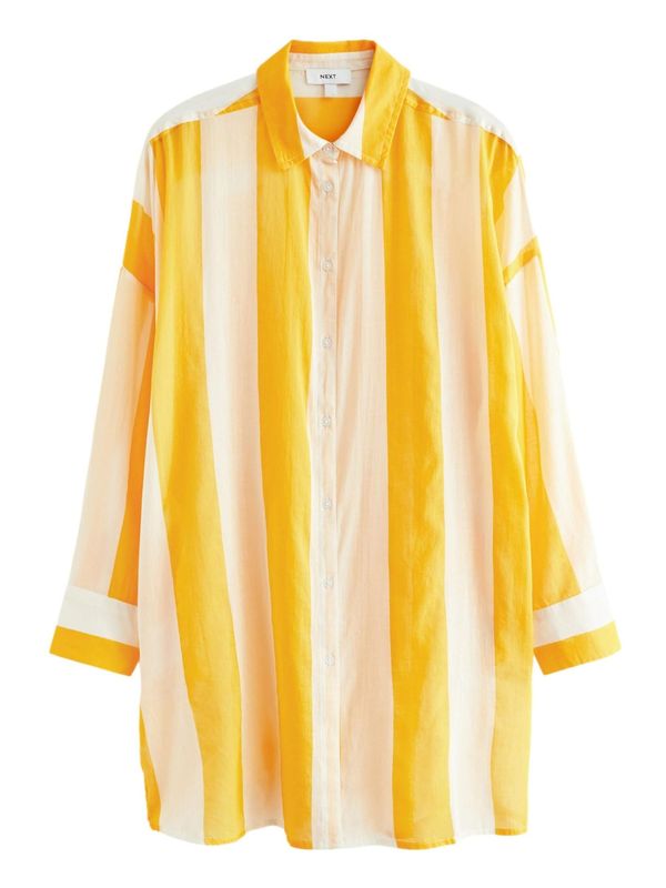 Next Next Bluza  žuta / bijela