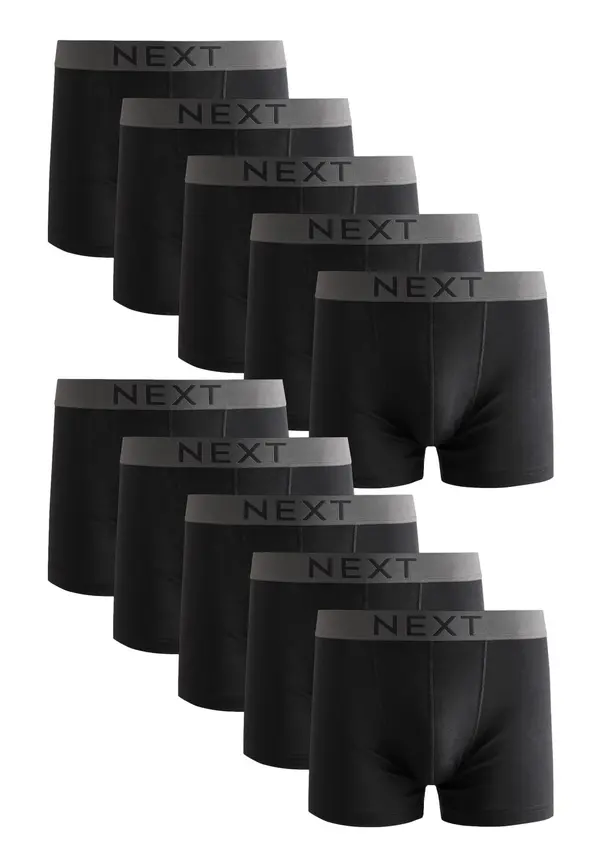 Next Next Bokserice  antracit siva / crna