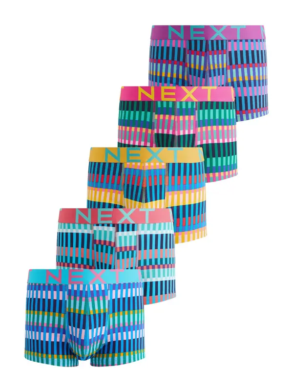 Next Next Bokserice  azur / tamno plava / orhideja bijela / klasično crvena