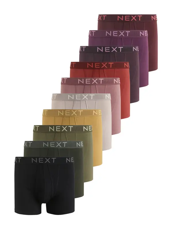Next Next Bokserice  bež / med / svijetlosiva / maslinasta / tamno zelena / patlidžan / prljavo roza / bordo / narančasto crvena / crna