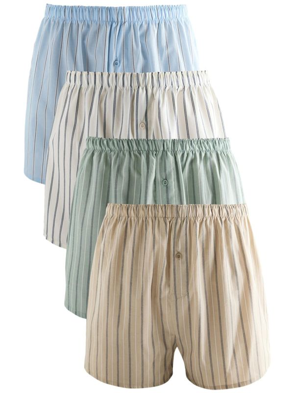 Next Next Bokserice  bež / svijetloplava / menta / bijela