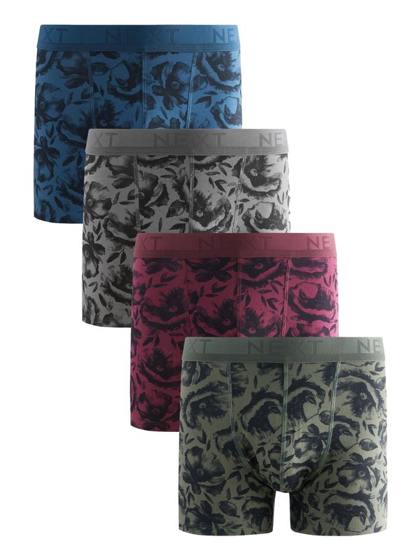 Next Next Bokserice  kraljevsko plava / siva / kaki / boja vina