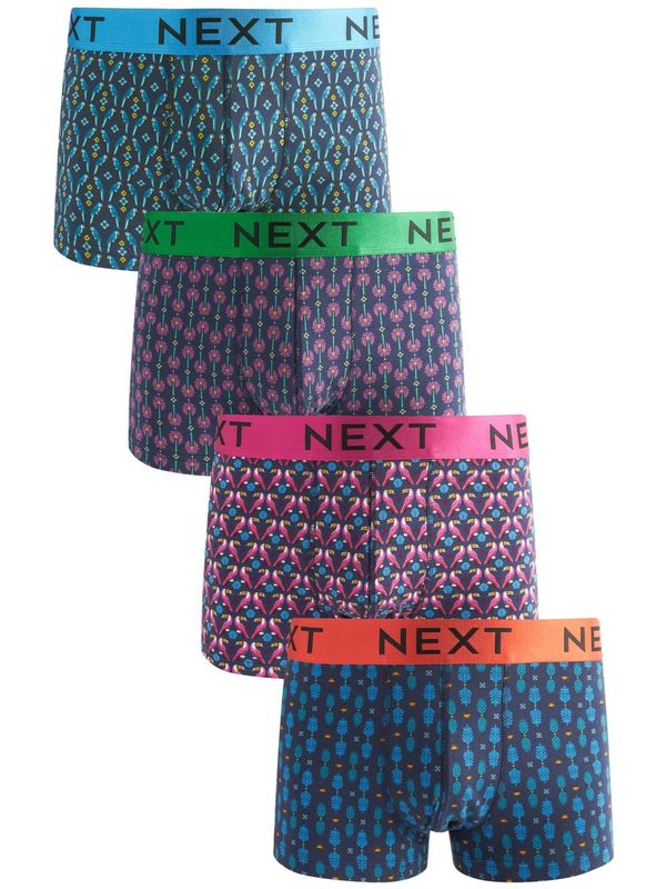 Next Next Bokserice  mornarsko plava / zelena / ciglasto crvena / roza