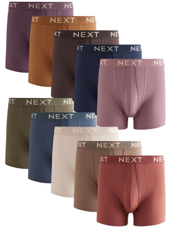 Next Next Bokserice  mornarsko plava / zeleno smeđa / cappuccino / bijela